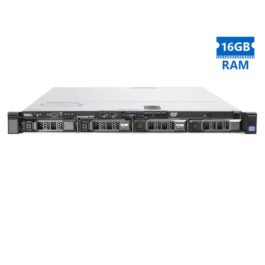 97399_1 Refurbished Server Dell Poweredge R320 R1U E5-2440/16GB DDR3/No HDD/4xLFF/2xPSU/No ODD/Perc H710 min - Image 1