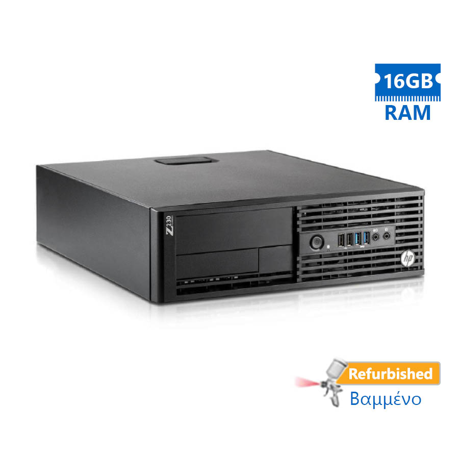 100907_1 HP Z230 SFF Xeon E3-1246v3/16GB DDR3/1TB/DVD/8P Grade A+ Workstation Refurbhided PC - Image 1