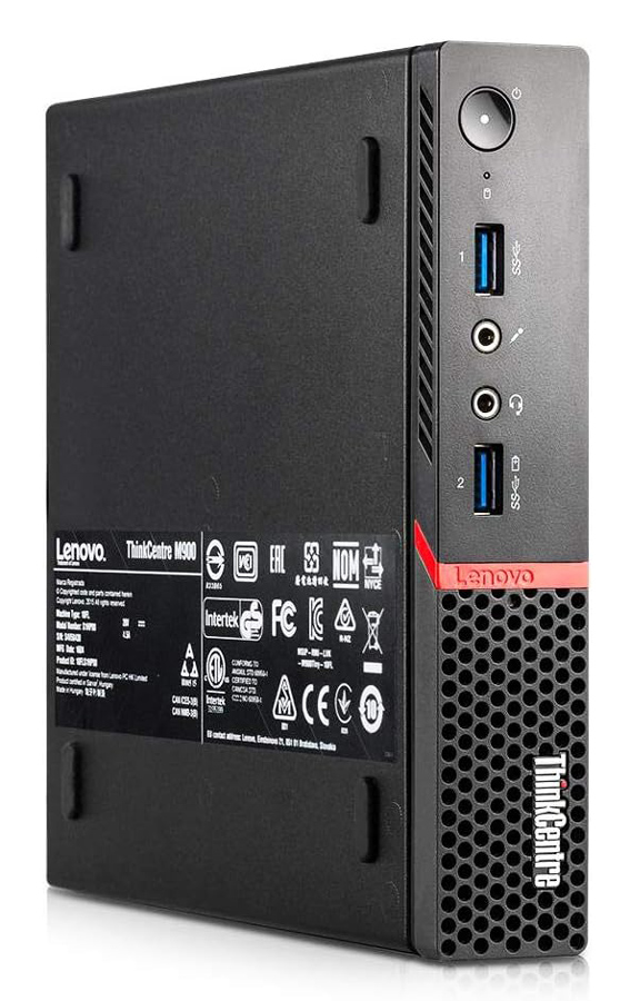 PCM-2233-SQR LENOVO PC ThinkCentre M900 Tiny, Refurbished Grade A Repainted, i5-6400T, 4GB, 500GB HDD, FreeDOS - Image 1
