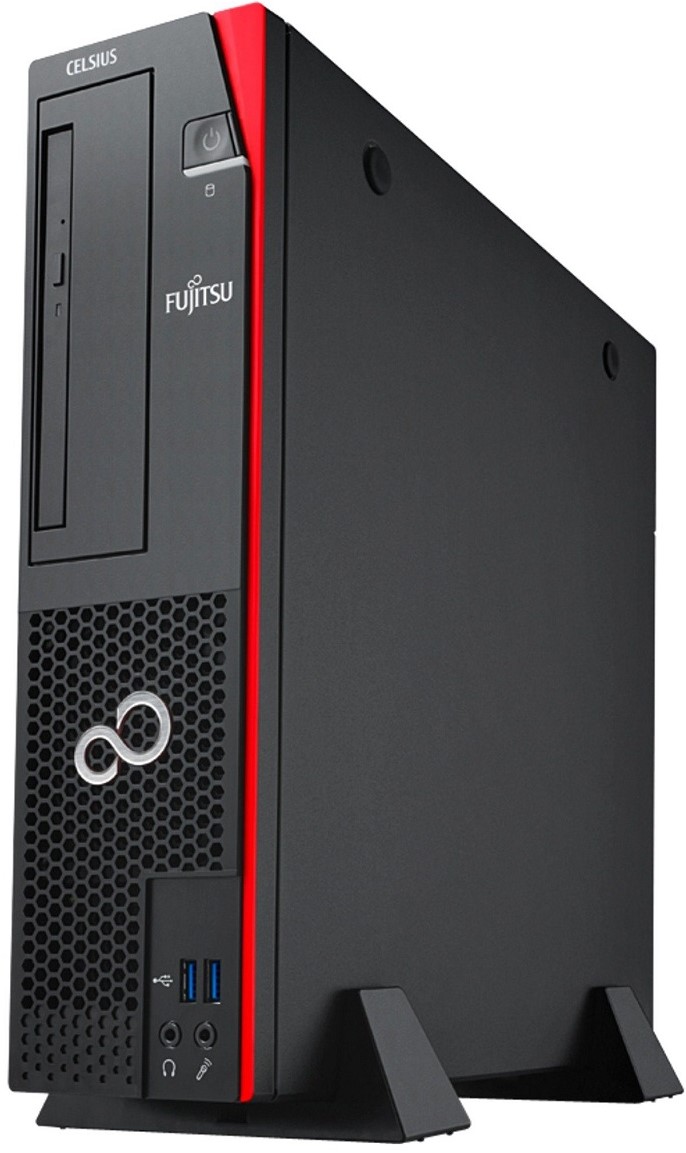 504e3ba3-1f73-4ad9-a29f-3fb6d79cc787 Fujitsu Celsius J550 SFF Xeon E3-1220v5 (4-Cores)/8GB/256GB SSD/Quadro K420 1GB - Image 1
