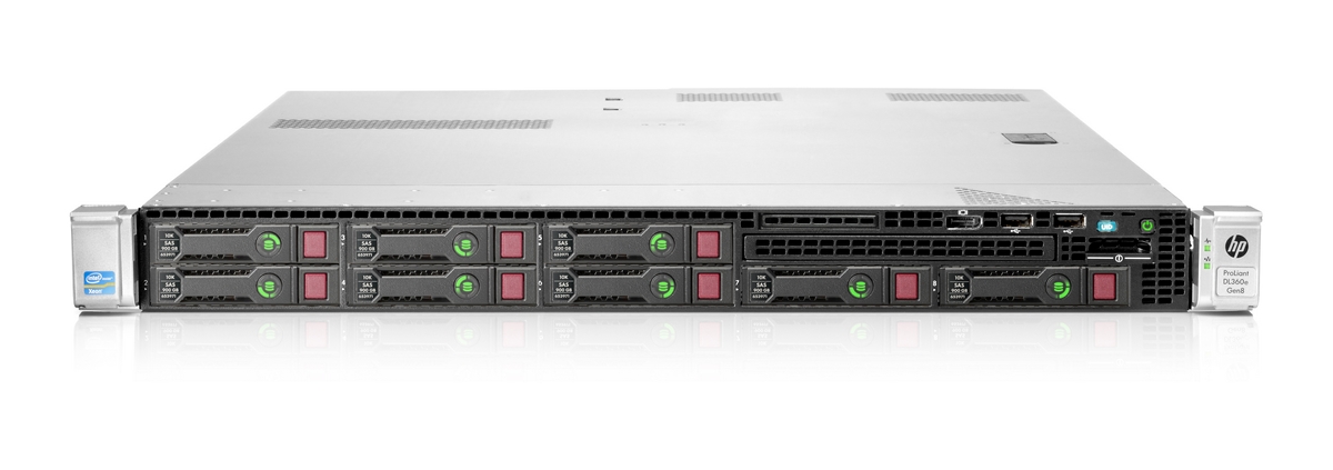 d582f314-5bb6-4f21-a257-f1ae5d59cd69 HP Proliant DL360p G8 (8xSFF) 2 x Xeon E5-2670 (8-Cores)/32GB/P420-1GB/331FLR/2x460W/No ILO/No Rails - Image 1