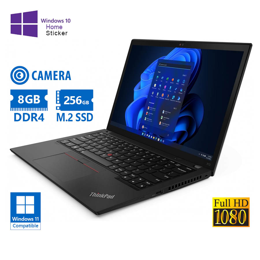 101633_1 Lenovo ThinkPad X13 Gen 1 i5-10310U/13.3``FHD/8GB DDR4/256GB M.2 SSD/No ODD/Camera/10H Grade A Refur - Image 1