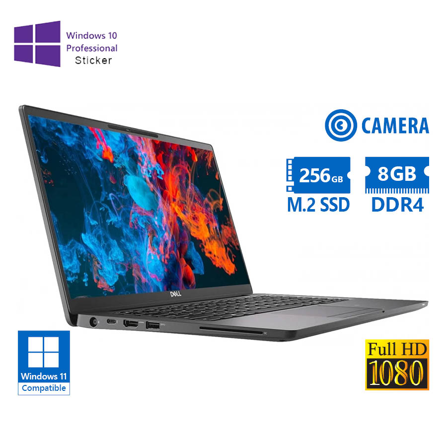 101734_1 Dell Latitude 7400 i5-8365U/14``FHD/8GB DDR4/256GB M.2 SSD/No ODD/Camera/10P Grade A Refurbished Lap - Image 1