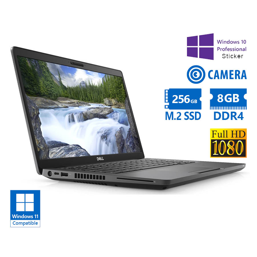 95197_1 Dell (A-) Latitude 5400 i5-8365U/14``FHD/8GB DDR4/256GB M.2 SSD/No ODD/Camera/10P Grade A- Refurbish - Image 1