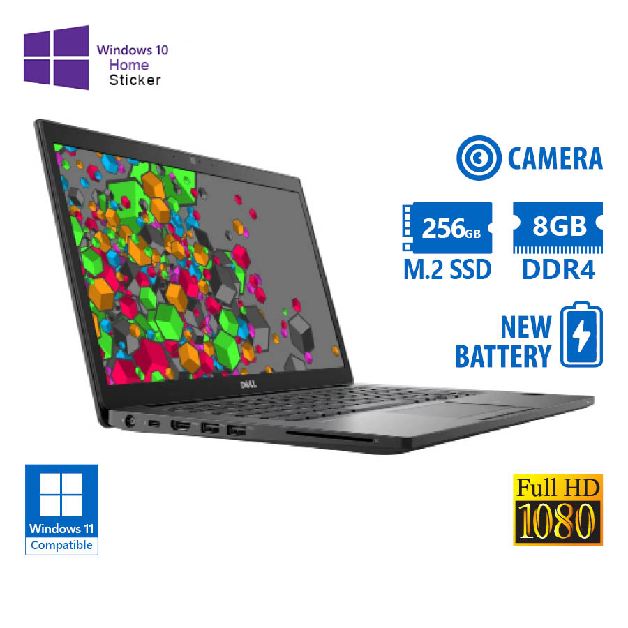 102066_1 Dell (A-) Latitude 7490 i5-8350U/14``FHD/8GB DDR4/256GB M.2 SSD/No ODD/Camera/New Battery/10H Grade - Image 1