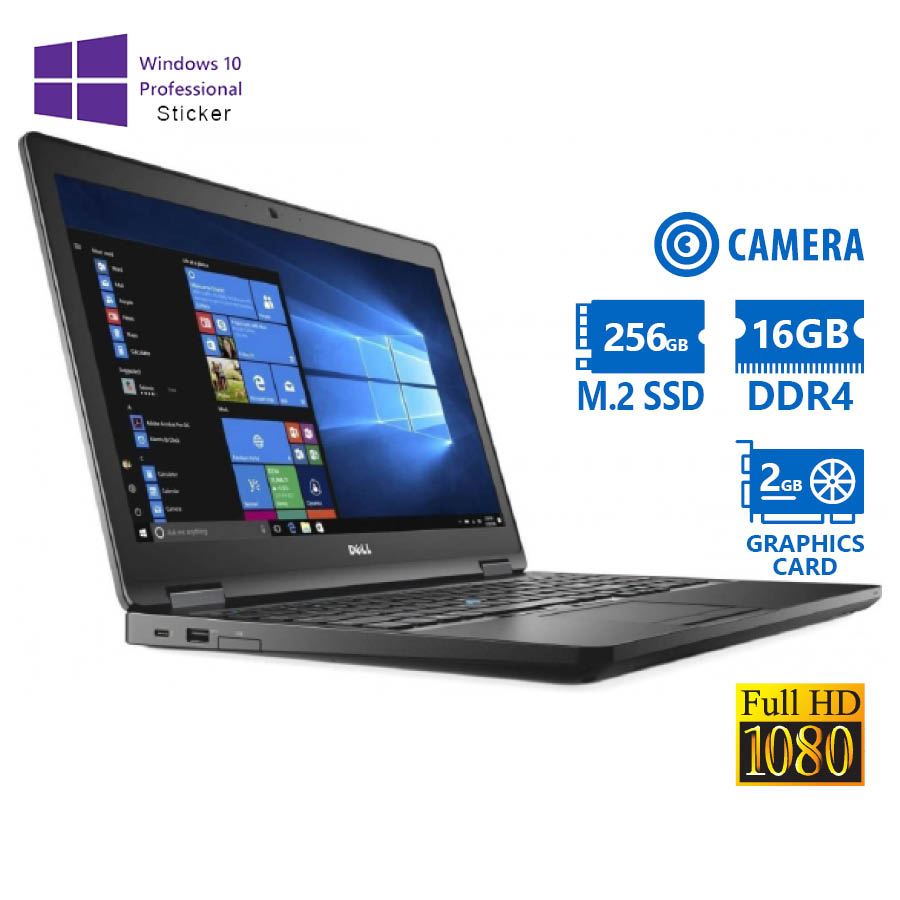 102148_1 Dell Latitude 5580 i7-7820HQ/15.6``FHD/16GB DDR4/256GB M.2 SSD/No ODD/GeForce 940MX (2GB)/Camera/10P - Image 1