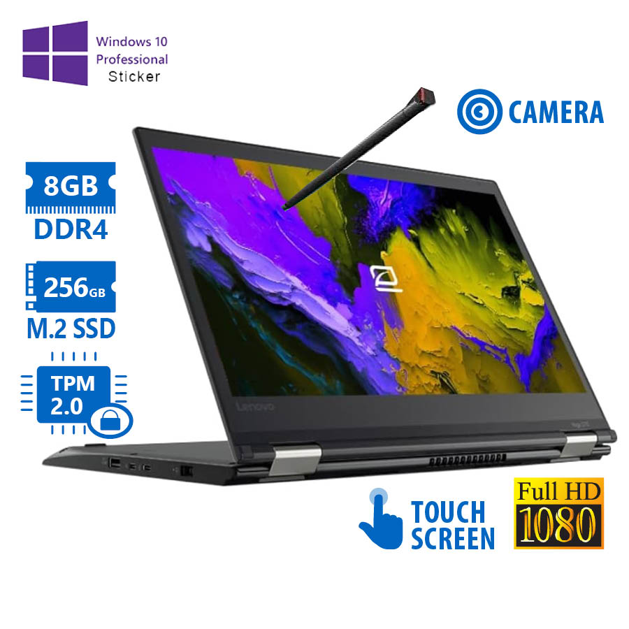 102260_1 Lenovo (A-) ThinkPad Yoga 370 Hybrid 2-in-1 i5-7200U/13.3``FHD Touchscreen/8GB DDR4/256GB M.2 SSD/No - Image 1
