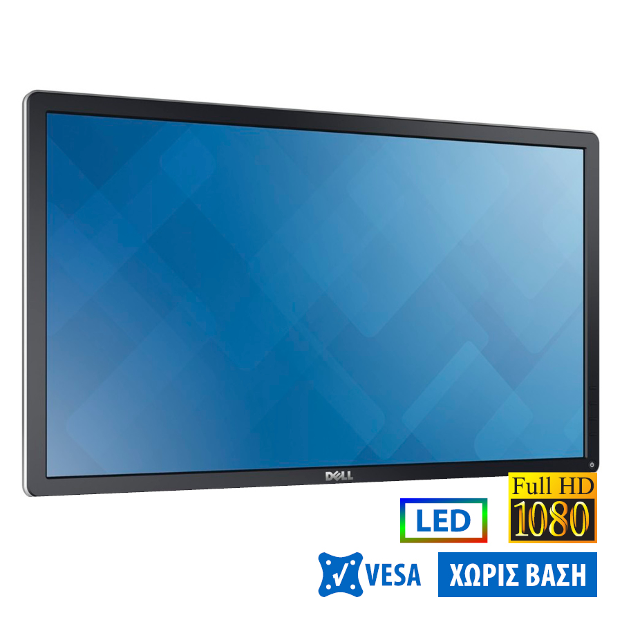95475_1 Used (A-) Monitor P2414Hx LED/Dell/24``FHD/1920x1080/Wide/Silver/Black/No Stand/Grade A-/D-SUB & DVI - Image 1