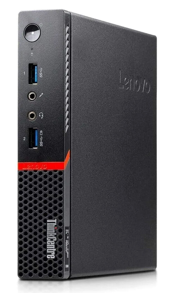 PC-3127-SQR LENOVO PC ThinkCentre M700 Micro, Refurbished Grade A Repainted, i5-6400T, 8/256GB SSD, WiFi, FreeDOS - Image 1