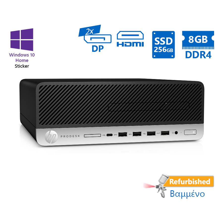 100131_1 HP 600G3 SFF i5-6500/8GB DDR4/256GB SSD/No ODD/10H Grade A+ Refurbished PC - Image 1