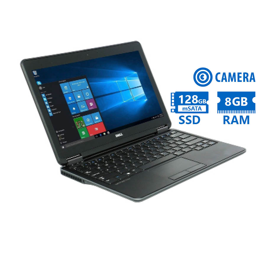 102273_1 Dell (A-) Latitude E7250 i7-5600U/12.5``/8GB DDR3/256GB mSATA SSD/No ODD/Camera/Grade A- Refurbished - Image 1