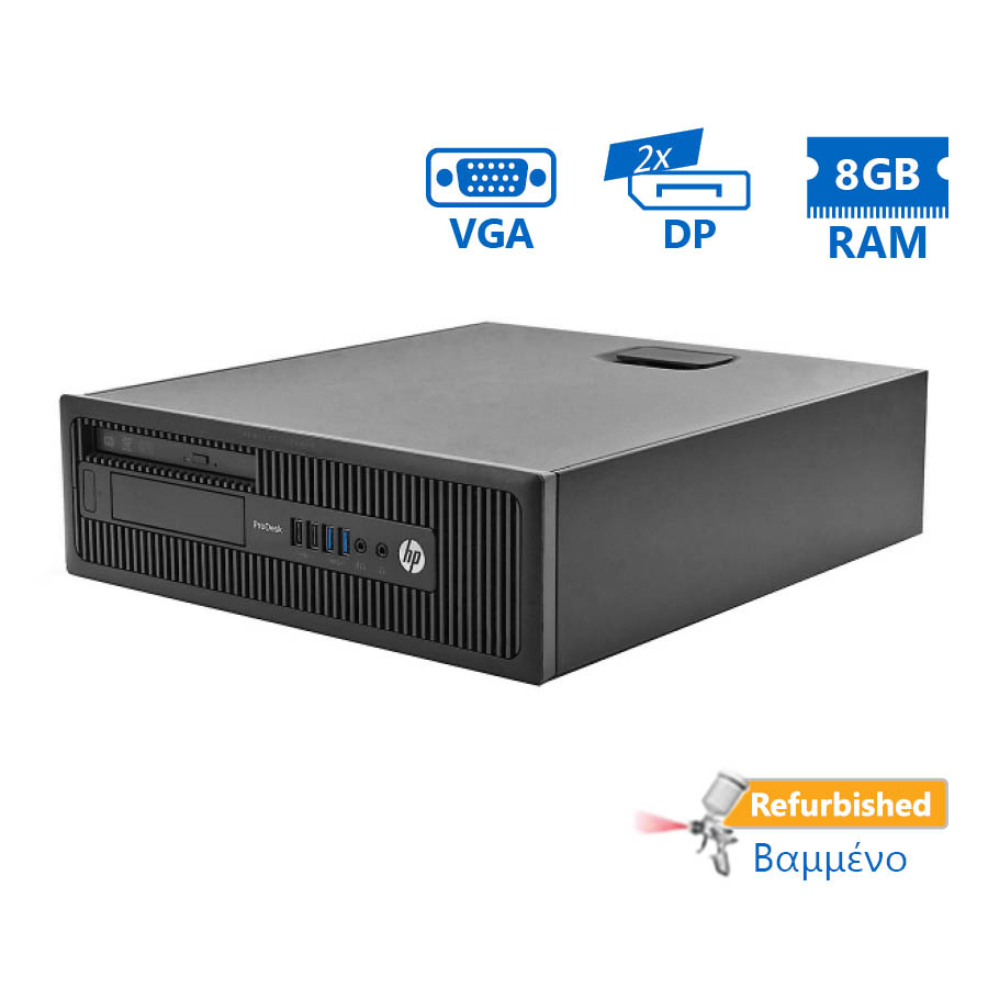 102350_1 HP 600G1 SFF i5-4670/8GB DDR3/500GB/DVD/Grade A+ Refurbished PC - Image 1